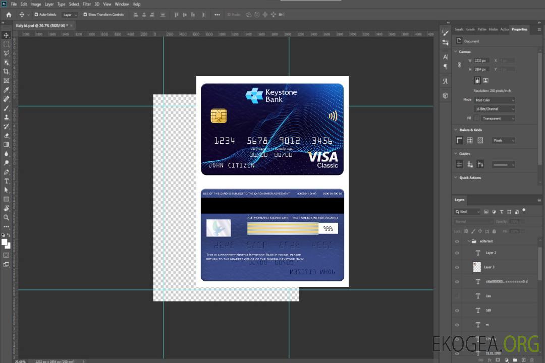 Carte visa classique de la Keystone Bank du Nigeria template Carte visa classique de la Keystone Bank du Nigeria template